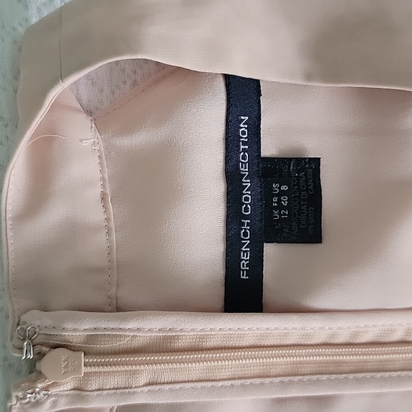 Womens French Connection Chiffon Dress Size 8, long flowy  pastel/bold print,New - Picture 5 of 16